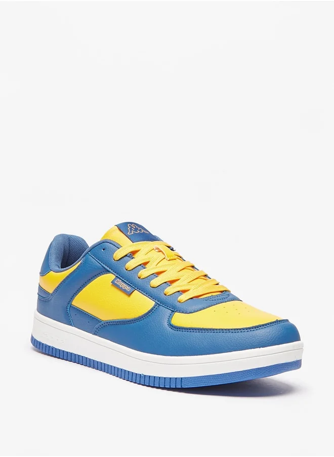 كابا Men'S Textured Lace-Up Casual Sneakers