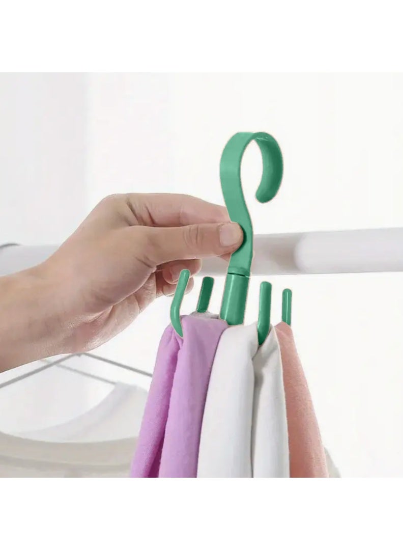 360 Degree Rotating Belt Hanger Scarf Tie Rack Holder Hook Closet Organizer - Image 3