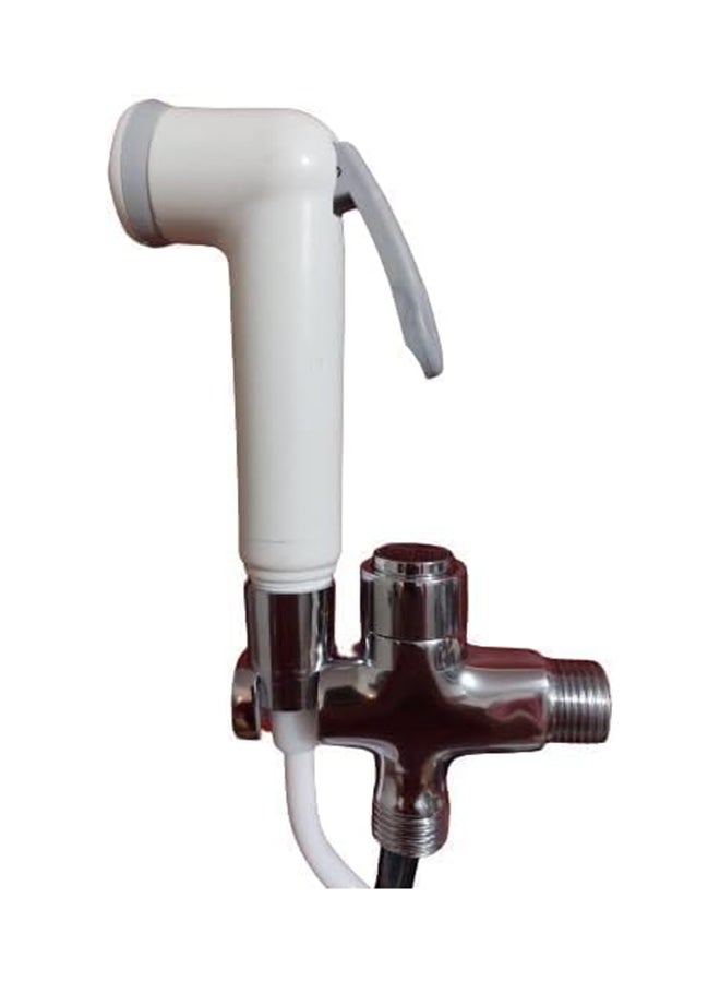 Toilet Bidet Set - Hand Shower Bidet & Bidet With 1m Zag Hose And Extra 1.5m Hose For Bidet