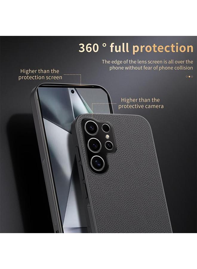 S-TOP Case For Samsung Galaxy S25 Ultra 5G HUIYI Leather Magnetic Phone Case - Image 4
