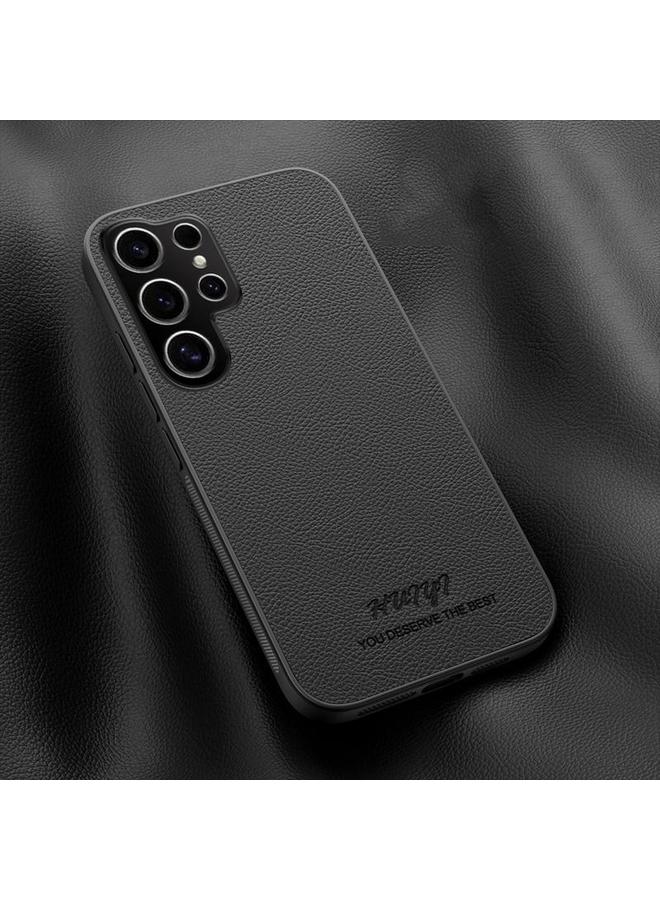 S-TOP Case For Samsung Galaxy S25 Ultra 5G HUIYI Leather Magnetic Phone Case - Image 1