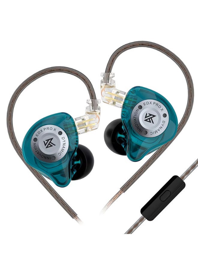 KZ EDX PRO X Dynamic Driver Earphone Wired Earphones HIFI Stereo Bass Music Earbuds in Ear Sport Headphones Noise Cancelling Gaming Headset with Mic - Image 1