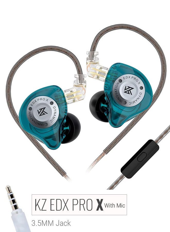 KZ EDX PRO X Dynamic Driver Earphone Wired Earphones HIFI Stereo Bass Music Earbuds in Ear Sport Headphones Noise Cancelling Gaming Headset with Mic - Image 1