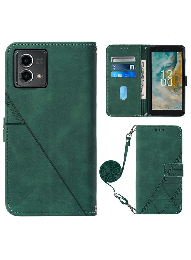 S-TOP Case For Motorola Moto G Stylus 5G 2023 Crossbody 3D Embossed Flip Leather Phone Case - Image 1