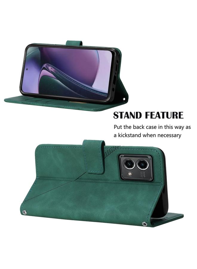 S-TOP Case For Motorola Moto G Stylus 5G 2023 Crossbody 3D Embossed Flip Leather Phone Case - Image 3