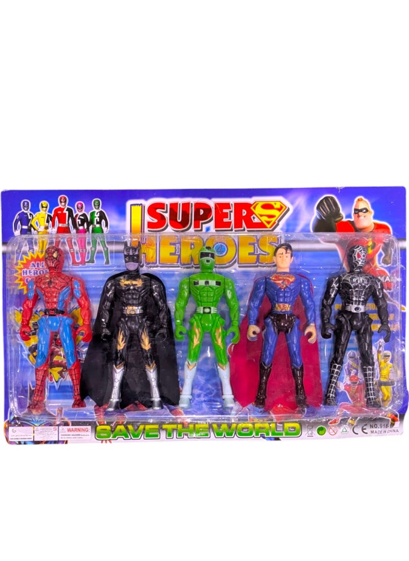 Avengers Series Superhero Mini Action Figures Set 5Pcs Playset For Collectors And Kids - pzsku/ZFAA4980C4CD4C49BCF0AZ/45/_/1738670839/6732ec5a-789d-4335-abb2-f517685c0ac2