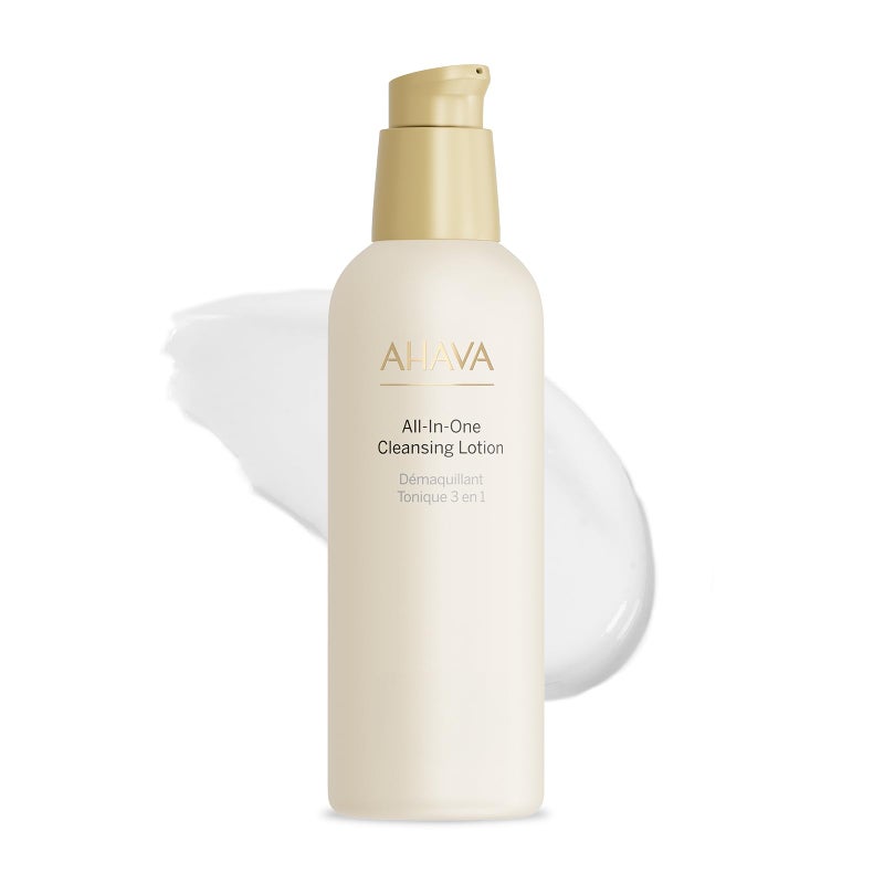 AHAVA All-In-One Toning Cleanser - Skin-Friendly, Soft, Water-Based Formula Gently Removes Dirt, Impurities & Makeup Including Eyes, Rebalances pH, Made with Our Signature Blend Osmoter, 8.5 Fl.Oz - Image 1