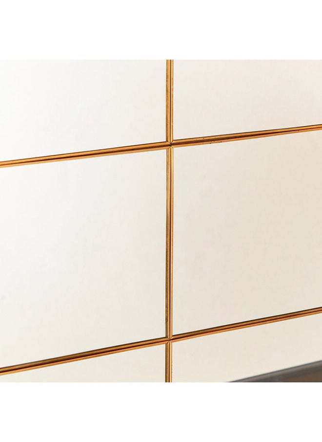 Home Box - Hailee Moderen Metal Window Mirror 55 x 39 x 1 cm - Image 1