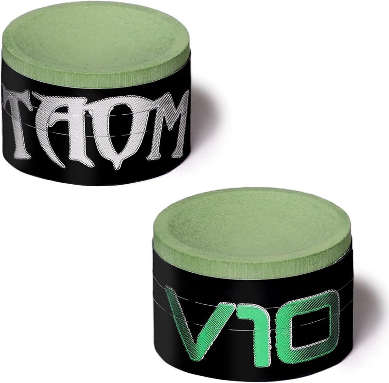 TAOM V10 Billiard Pool Cue Premium Chalk - Green - Image 3
