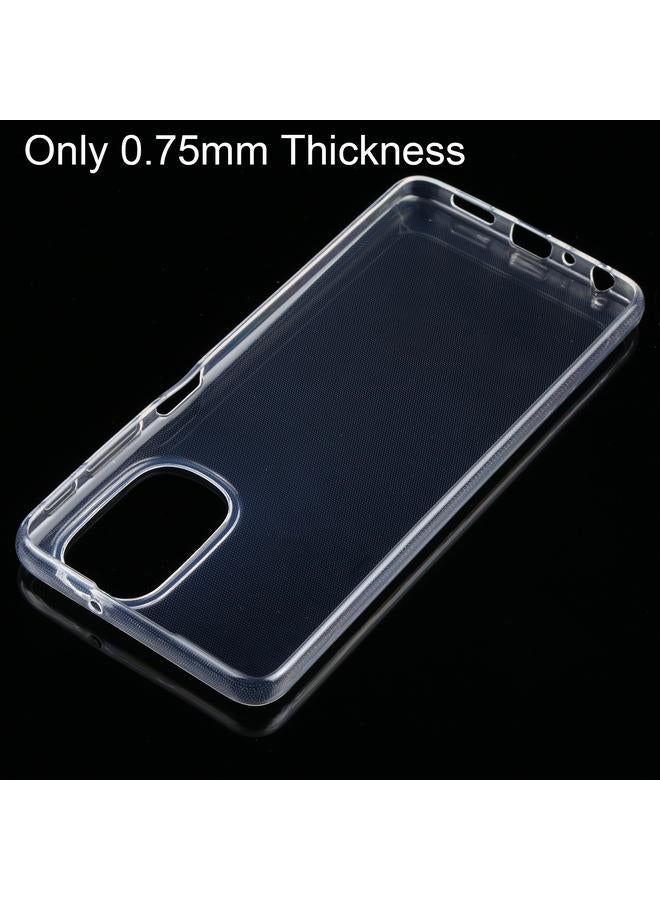 اس-توب جراب لهاتف Motorola Moto G51 5G، جراب هاتف TPU شفاف فائق النحافة 0.75 مم - Image 5