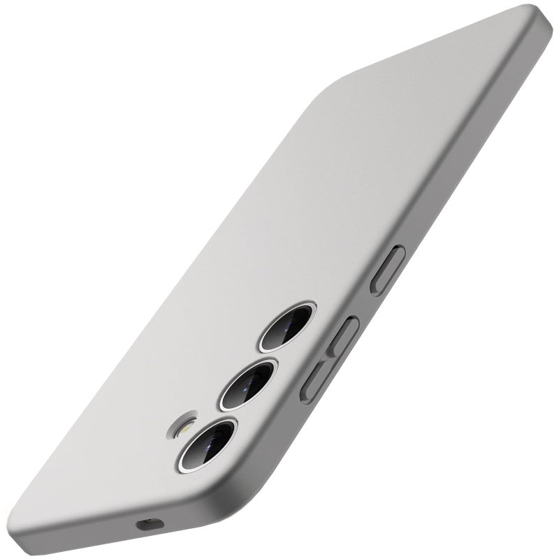JETech Slim Fit Case for Samsung Galaxy S24 5G Camera Lens Full Protection Soft TPU Thin Protective Phone Cover with Matte Finish Shockproof Silver - Image 2