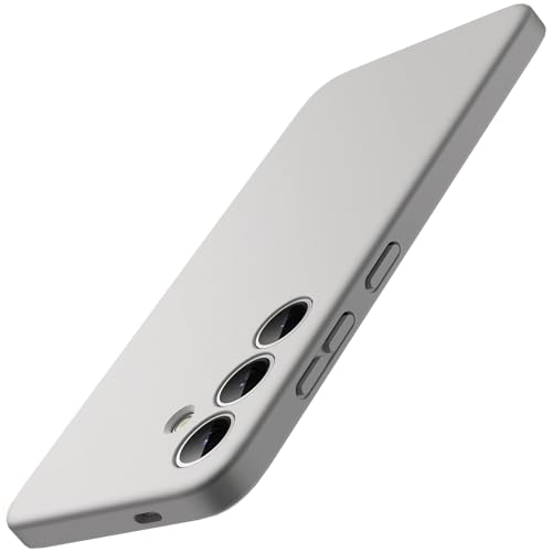 JETech Slim Fit Case for Samsung Galaxy S24 5G Camera Lens Full Protection Soft TPU Thin Protective Phone Cover with Matte Finish Shockproof Silver - Image 1