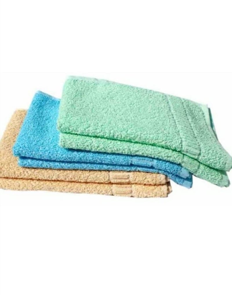YETLI Pure Cotton Plain Hand Towels Size 14 x 21 inches Pack of 12 Pcs, (MB1523 Multi - Image 4