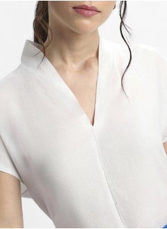 Dennis Lingo Off White Regular Top for Women - Chic, Comfortable  - Image 1