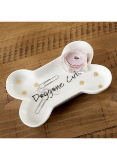 Kate Aspen Kate Aspen Doggone Cute Trinket Dish, Candy Dish, Shower Prize, Decorative Tray, Ring Holder, Jewelry Tray, Home Décor, White  - Image 3