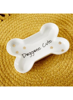 Kate Aspen Kate Aspen Doggone Cute Trinket Dish, Candy Dish, Shower Prize, Decorative Tray, Ring Holder, Jewelry Tray, Home Décor, White  - Image 5