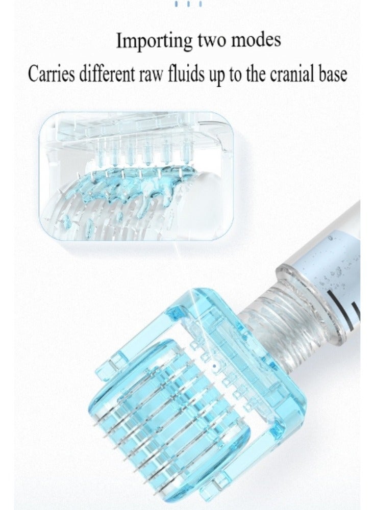 Generic New microneedle roller three-in-one microneedle roller, needle set needle hydration, (seal/cylinder roller/roller) 0.25 mm needle, can be used in combination with injection container, skin care tool, facial skin, hair and beard growth, universal for men and women  - Image 2