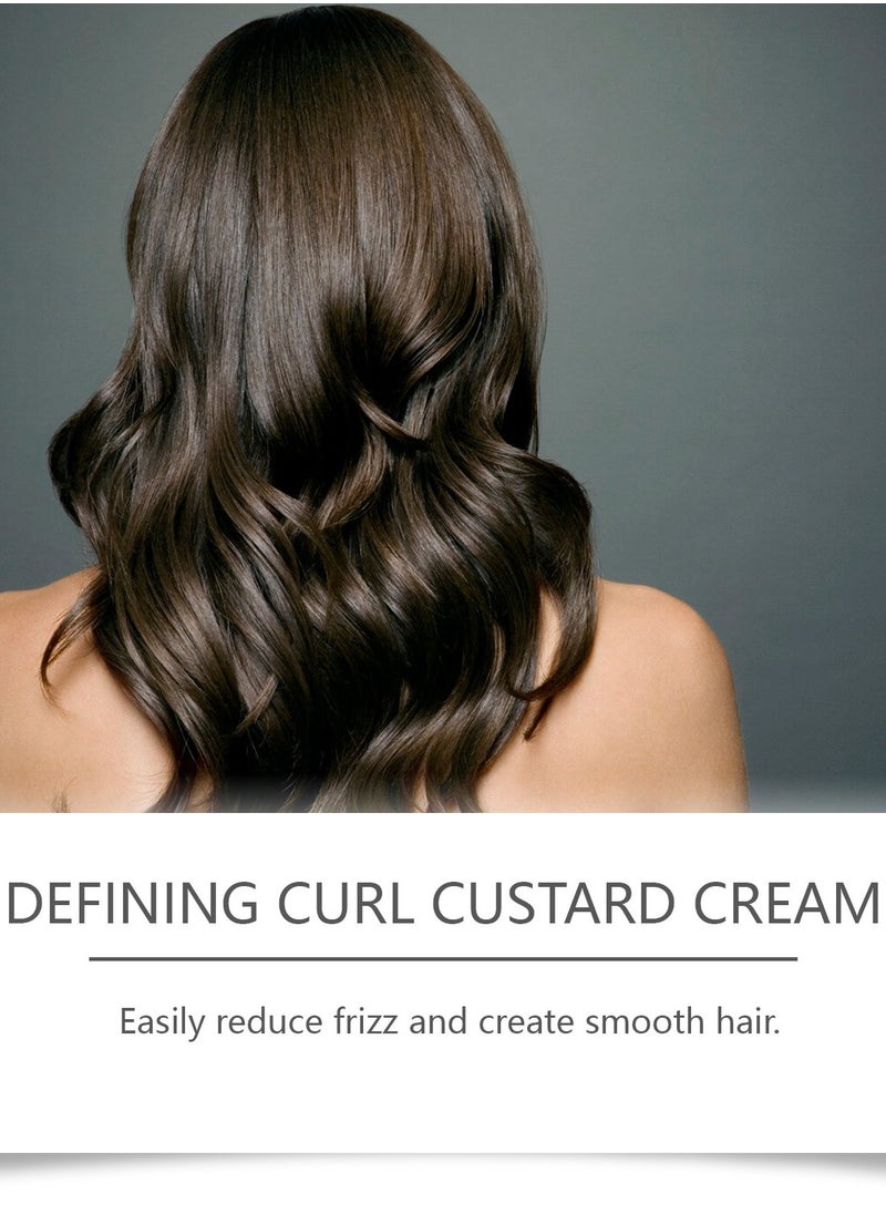 HOEGOA - No evaporation film curling cream nourishes and repairs curly hair elasticity and volume lazy long-lasting shaping cream 114g - Image 1