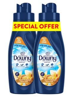 Downy Vanilla And Musk Variant Fabric Conditioner For More Softness 2 x 1L  - Image 1