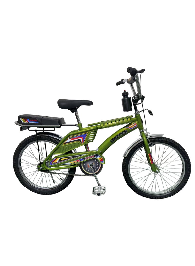 يونايتد دراجة رامبو الاصلية مقاس 20 تتميز بتصميم قوي ومتين -
مثالية للركوب - رفرف نيكل