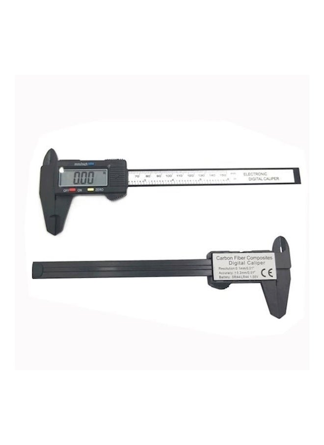 Generic Portable Digital LCD Caliper Gauge Black 150mm  - Image 3