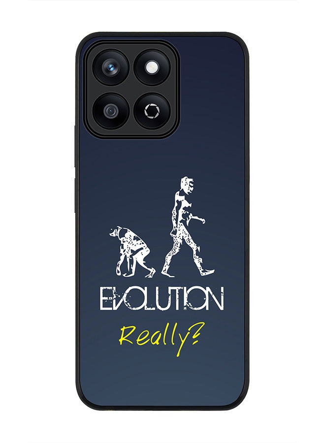 Stylizedd For Honor X7c 4G Case,Slim fit Camera Protection, Shockproof Thin Phone cover  - Evolution, Really (Grey) - Image 1