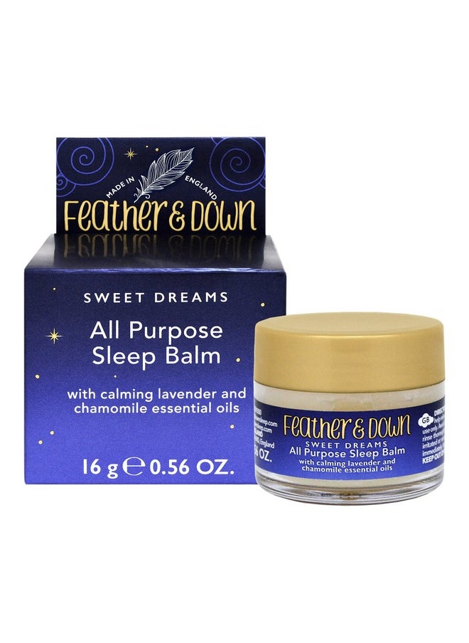 Feather & Down Sweet Dream All-Purpose Sleep Balm (16G) - With Calming Lavender And Chamomile Essential Oils To Encourage A Restful Night'S Sleep. Vegan Friendly & Cruelty Free.  - Image 1