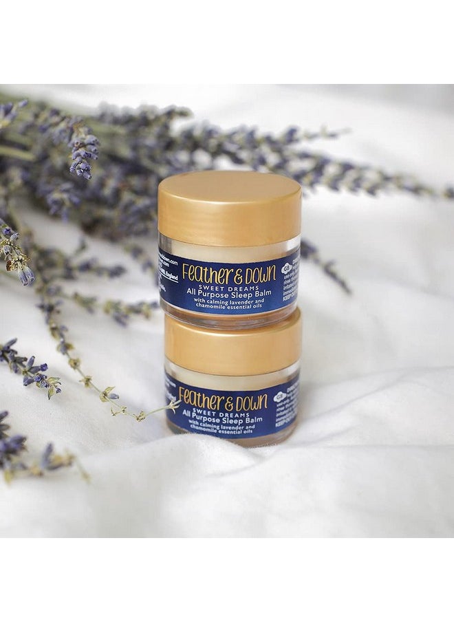 Feather & Down Sweet Dream All-Purpose Sleep Balm (16G) - With Calming Lavender And Chamomile Essential Oils To Encourage A Restful Night'S Sleep. Vegan Friendly & Cruelty Free.  - Image 4