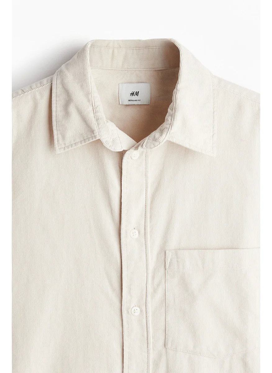 اتش اند ام Regular Fit Corduroy Shirt