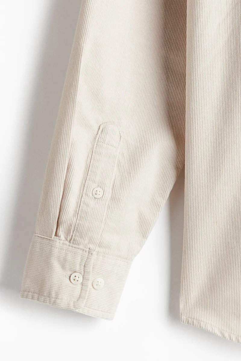 H&M Regular Fit Corduroy Shirt