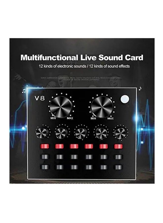 Arabest Multifunctional Live Sound Card And Suspension Microphone Set PSM-Mic03 Muticolour - Image 4