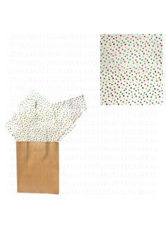 ECO SARRAS Eco Sarras Merry Christmas gift tissue paper sheets for christmas gift hampers gift packaging wedding decoration christmas decoration 90 Sheets  - Image 5