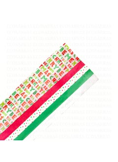 ECO SARRAS Eco Sarras Merry Christmas gift tissue paper sheets for christmas gift hampers gift packaging wedding decoration christmas decoration 90 Sheets  - Image 2