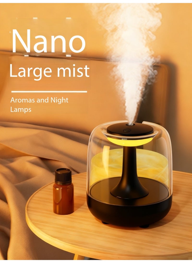 وتغلق تلقائياً أجهزة معالجة الرطوبة الهوائية ذات الرذاذ المزدوج (650 مليمتر) -ناشري الزيوت الأساسية ذات السعة الكبيرة -مكبرات الرطب -ناشري العطور - Image 5