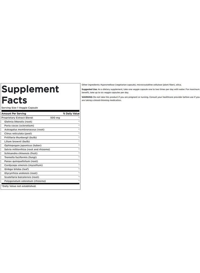 Swanson Lung Essentials 500 mg 120 Veg Caps (4 Pack) - Image 3