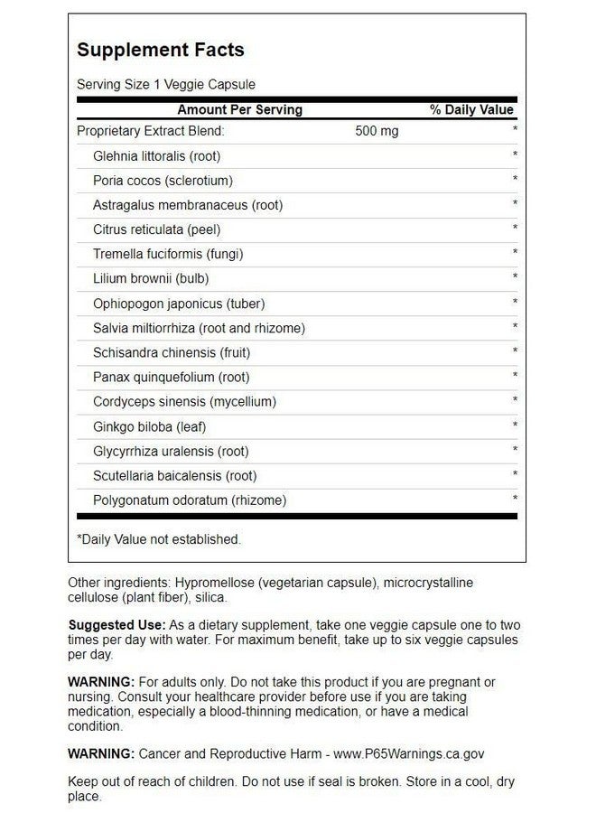 Swanson Lung Essentials 500 mg 120 Veg Caps (4 Pack) - Image 2