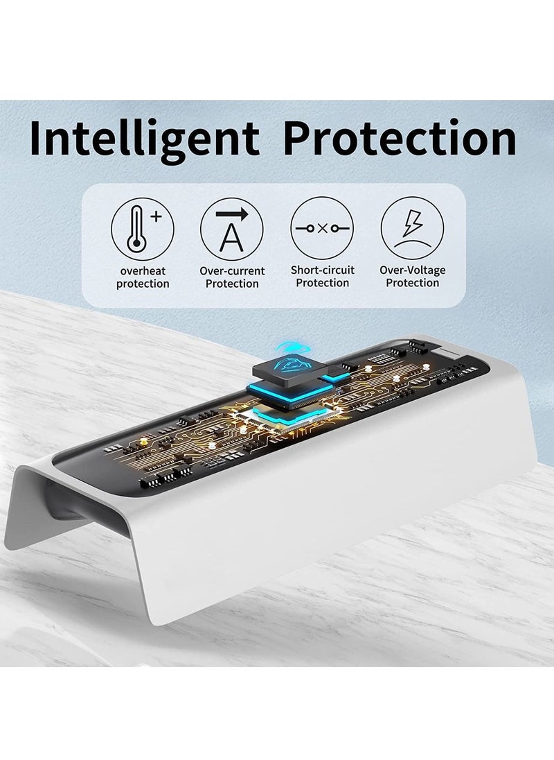 Arabest PS5 Controller Charger, PS5 Charging Station with Intelligent Chip in 3 Hrs Fast Type-C Charging, Dualsense Charging Stand Docking for Dual PS5 Controllers with LED Indicator