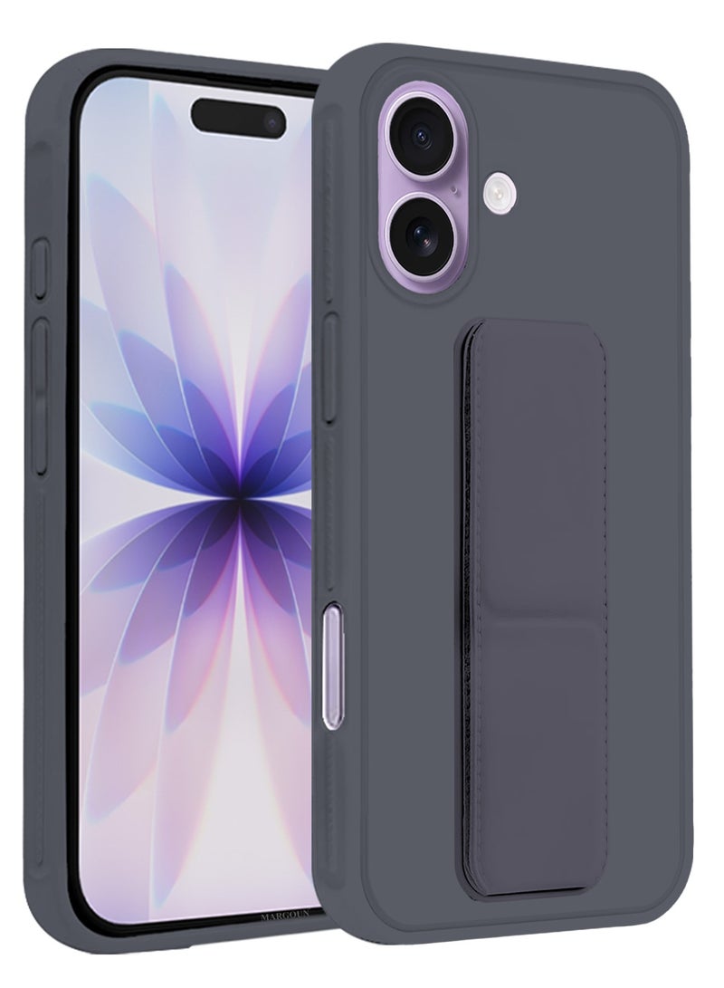 CATANES Premium PU Leather Case for iPhone 17 with Stand Function Shockproof and Anti Scratch Finger Grip - Image 2