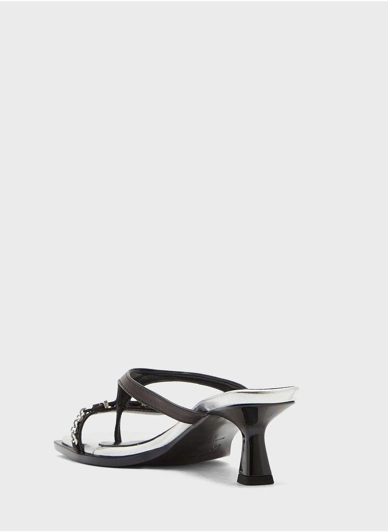 Karl Lagerfeld Panache Leather Sandals  - Image 3