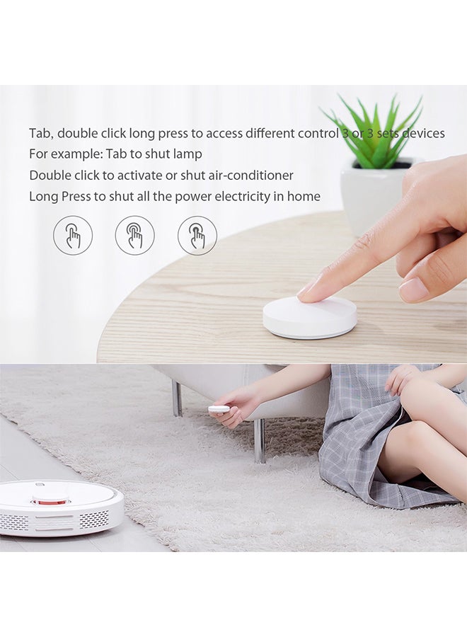 Xiaomi Smart Mijia Wireless Switch House White 5x1cm - Image 4