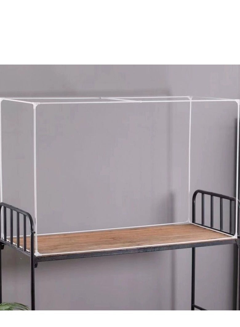 general Bed Canopy Tents Curtain Blackout Curtain Single Bed Tent Curtain Student Shading Cloth Bed Canopy Mosquito Net Student Sleep Privacy Protection Student Mosquito Nets With Bracket - Image 3