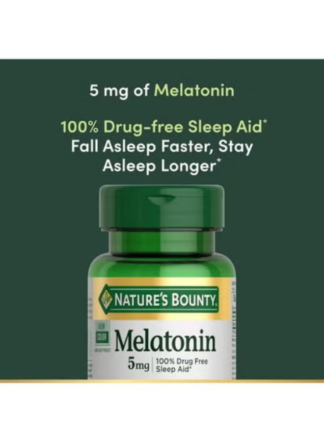 Nature's Plus Natures Bounty Melatonin 5mg Softgels - Image 2