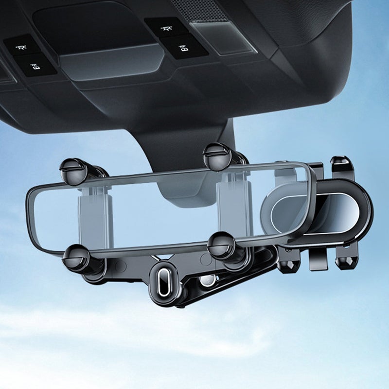 2pcs Rear View Mirror Phone Holder Multifunctional Rotatable Rearview Mirror Phone Holder for Car - Image 3
