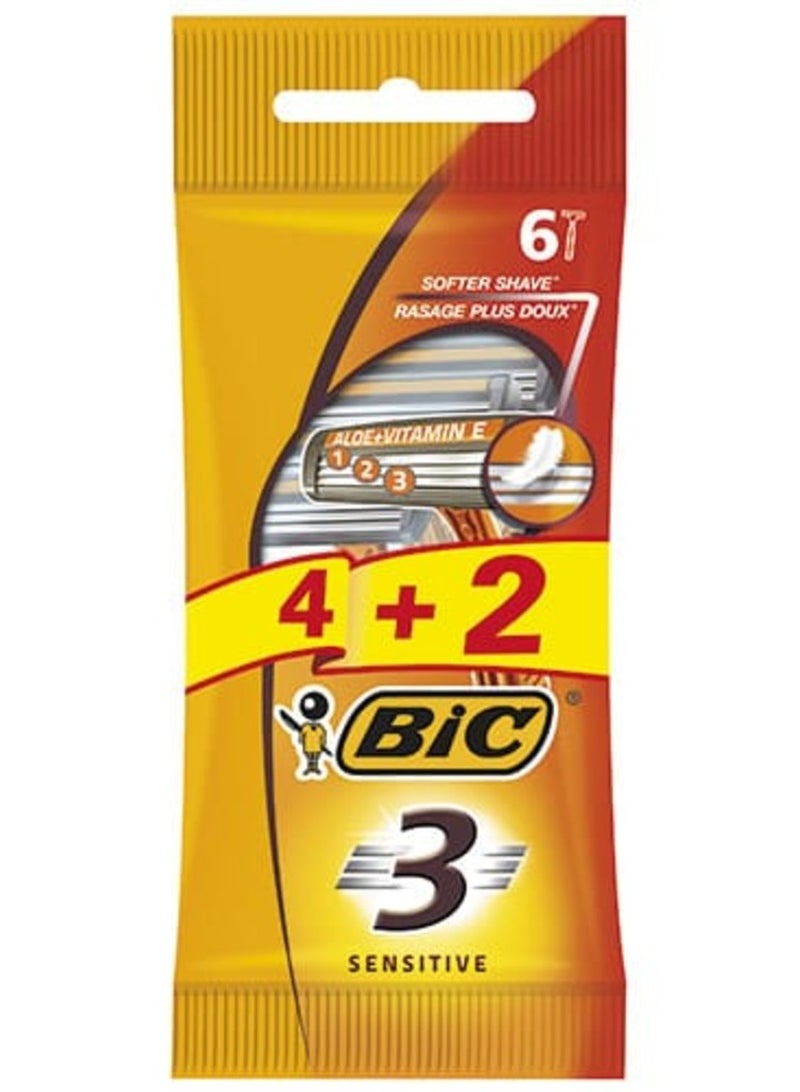 Bic3 Sensitive Pouch 4+2 (6'S)