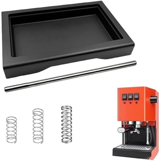 rayihni Stainless Steel Tube And Spring Kits With Low Profile Drip Tray For Espresso Machine Coffee Maker Replacement Accessories Coffee Machine Accessories - Image 3