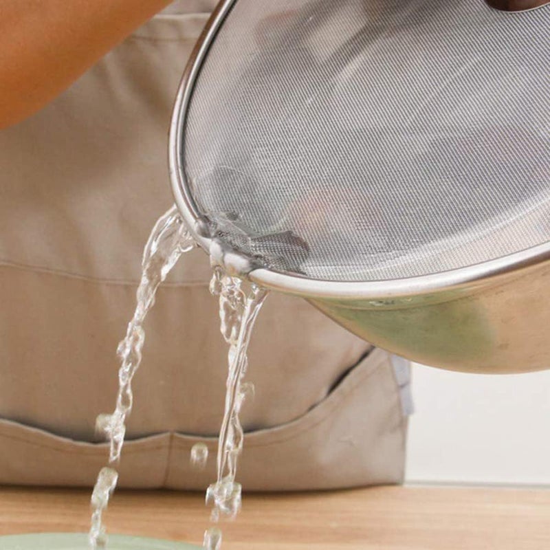 Luckam Stainless Steel Splatter Shield Set, Splatter Screen for Frying Pan, Grease Splatter Guard Stainless Steel Large 13 Inch and Small 10 Inch Shield (2 in 1 Set) - Image 2