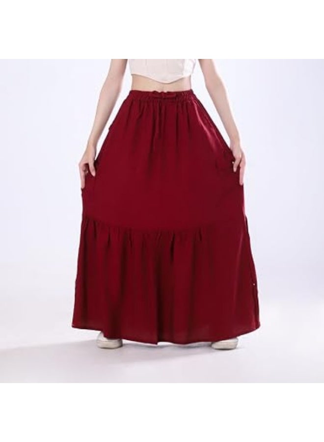 BEBO Plain women's pocket with drawstring, free size, fits from 60 to 85 kg approximately - Image 2