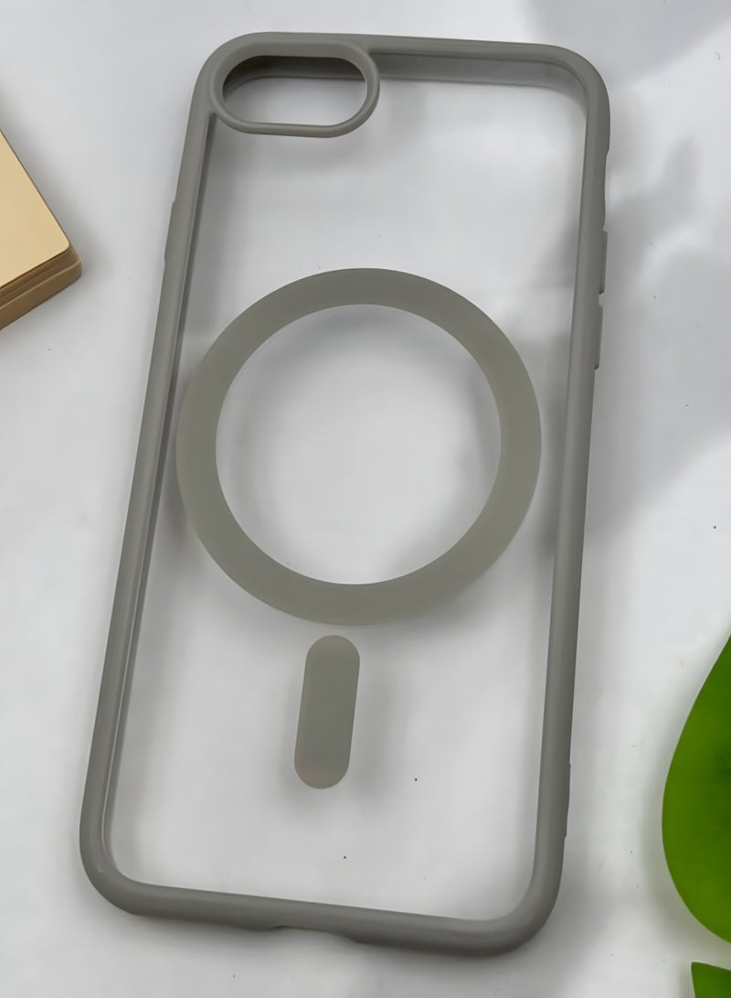 Magsafe Case for iPhone 7 Plus / 8 Plus Magsafe Clear Cover Magnetic Wireless Charging Support, Shockproof Protection, Scratch-Resistant for iPhone 7 Plus / 8 Plus - Natural  Titanium - Image 3