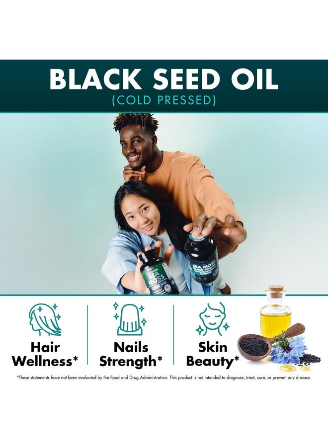 SECRET ELEMENT زيت بذور الكمون الأسود من طحالب البحر الأيرلندية مع الأشواغاندا والزنجبيل، 20,000 ملغ كبسولات، طحالب البحر وزيت بذور الكمون الأسود والأشواغاندا وجذر الأرقطيون، مكمل شامل، 120 كبسولة - Image 4