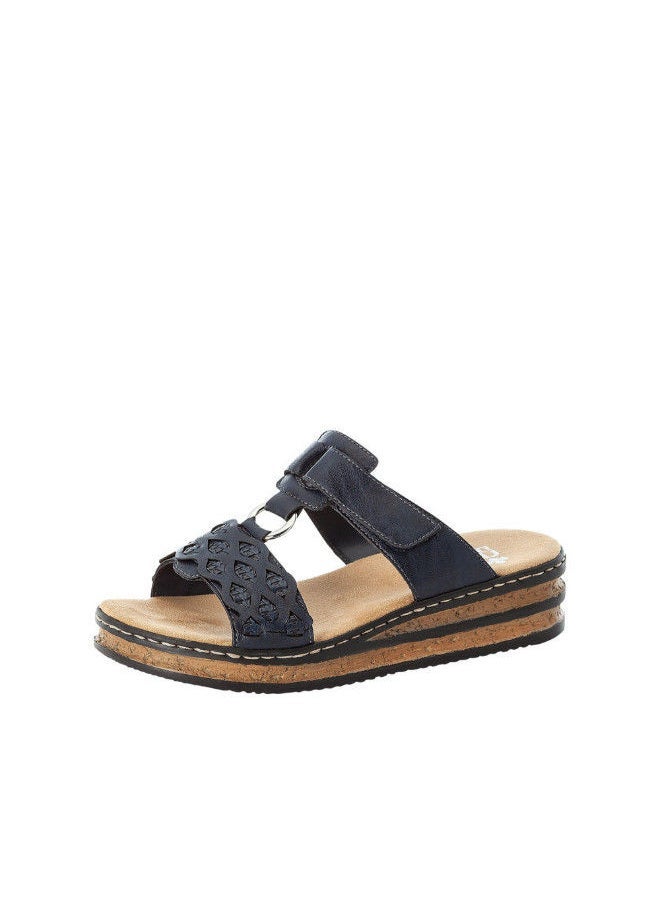 rieker Rieker Ladies Casual Sandals 629K9-14 Regina Blue 116-1111  - Image 2